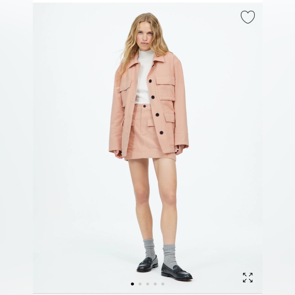 Madewell light pink jacket